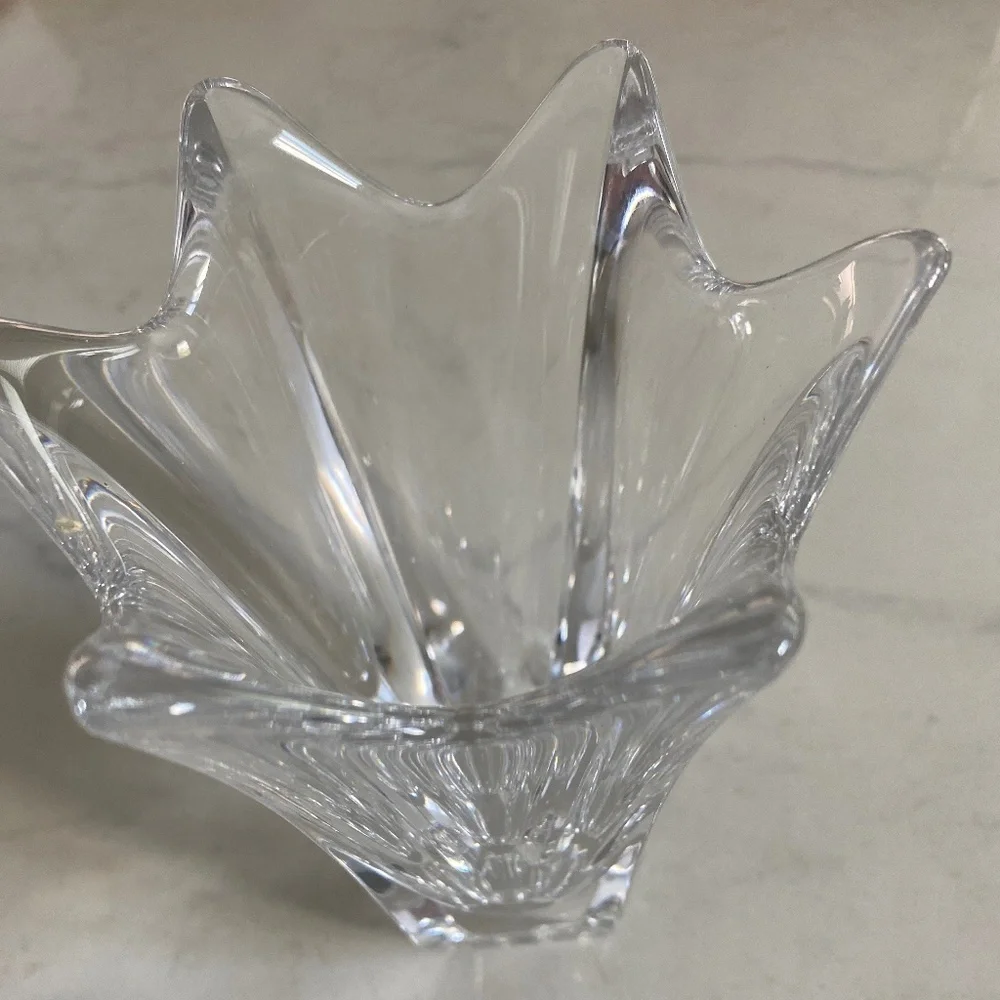 Vintage Crystal Vase by Orrefors Sweden